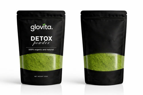 Glovita Detox Powder – 100% Organic Natural Cleanse | Herbal Body Detox Support (200g)