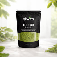 Glovita Detox Powder – 100% Organic Natural Cleanse | Herbal Body Detox Support (200g)